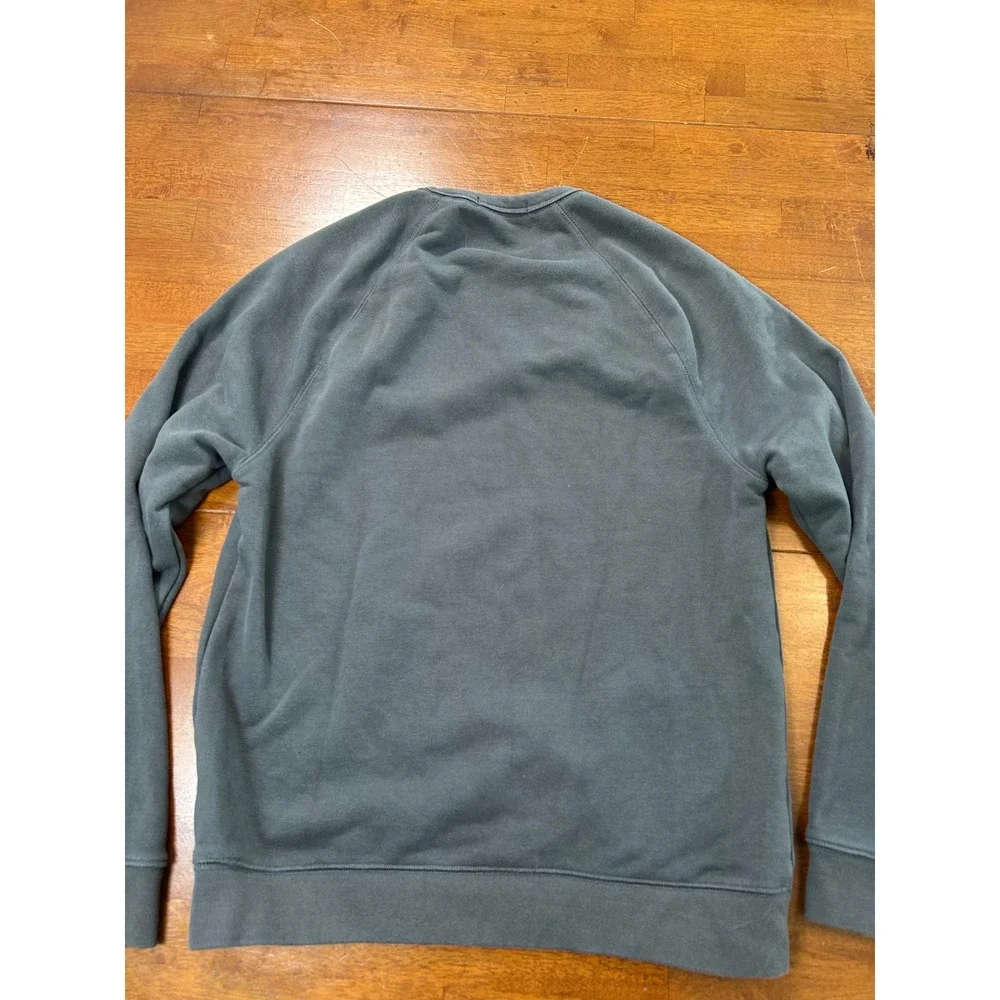 Member's Mark French Terry Crew Sweatshirt Mens Small Gray Raglan Pullover - Picture 8 of 10